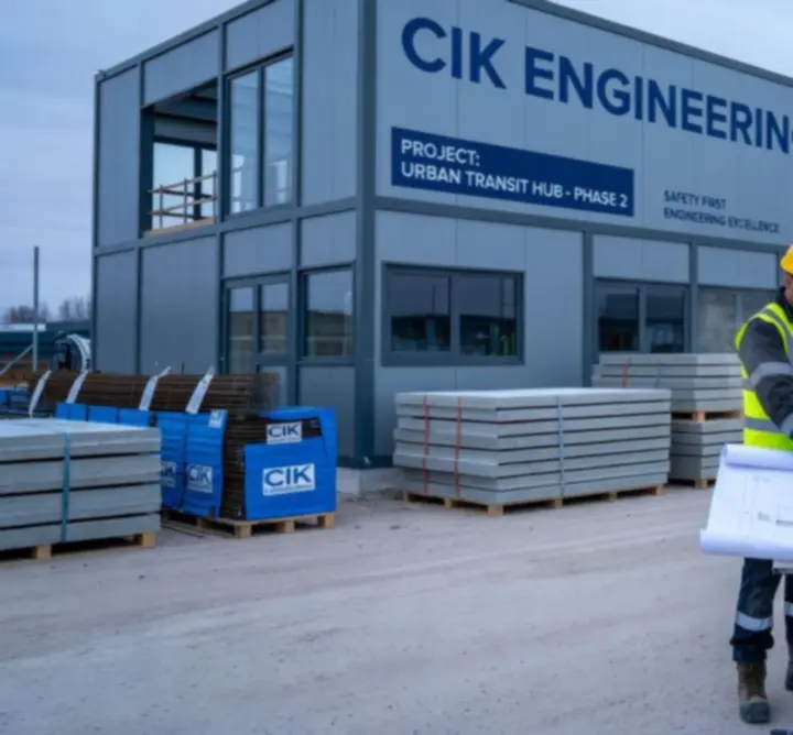 Featured engineering project site delivered for a client